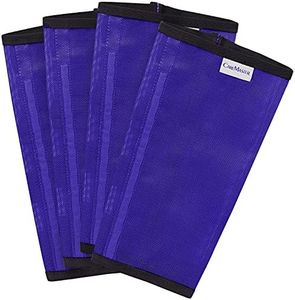 CareMaster Fine Mesh Fly Boots Loose Fitting & Non-Slip Horse Fly Leggings No More Horsefly Nuisance Greatly Reduce Stomping Breathable with Natural Air Flow (Set of 4) Deep Navy Large