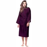 Enchant Home Premia - Pure Cotton | Highly Absorbent| Super Soft | Light Weight| Unisex Waffle Design Bath Robe (Wine)