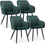 CLIPOP Green Dining Chairs Set of 4