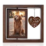 SteadStyle Dog Memorial Gifts, Dog Memorial Gifts for Loss of Dog, Pet Memorial Gift Rotating Picture Frame 4 x 6, Loss of Dog Sympathy Gift, Pet Remembrance Gift in Memory of Dog Cat