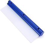 Car Squeegee 12 Inch Flexible Silicone T-Bar Water Blade Squeegee for Car or Home Glass Blue Handle