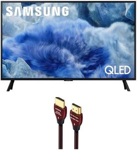 Samsung QN32Q8FAAFXZA 32 Inch Class QLED Q8F 4K Vision AI Smart TV with a WireLogic Ruby 8ft Ultra High Speed 4K-8K-10K HDMI Cable (2025)