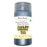 Honey Sweets Edible Royal Blue Luster Dust for Painting on Cakes and Chocolates | Glittering Shiner Dust |Edible Luster Dust for Cake Decorating |(25 Grams, Royal Blue)