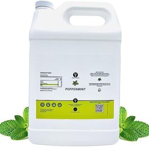 Dolce Flav Natural Peppermint Extract – 1 Gallon Oil-Soluble Kosher, Sugar-Free, Concentrated Pure Mint Flavor for Hard Candy, Chocolates & Baking