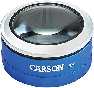 Carson Focus Magnifier for Reading, Blue, Hand Held
