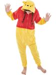 GONAAP Kids Yellow Bear Onesie Pajamas Animal One Piece Halloween Costume Cosplay for Boys Girls (Yellow Bear, 9-10Years)