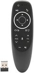 Air Mouse Voice Remote Control, Bluetooth TV Remote Control with IR Learning, Built in 6 Axes Gyroscope, Plug and Play, for Android TV Box/PC/Smart TV/Projector(G10S )