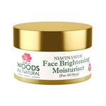 Woods All Natural Super Bright Moisturizer for Face | Niacinamide Moisturizer | Reduces Skin Dullness|Oil Free & Lightweight | For All Skin Types | 50gm