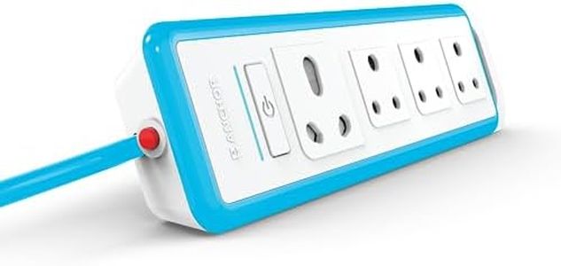 Anchor by Panasonic 16A 4 Socket Extension Board with 1 Universal & 3 Standard Sockets and 1.5 Mtr Extension Cord for Home & Office (22067)