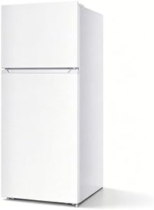 Antarctic Star 17.6 Cu.Ft,2 Door Refrigerator with Freezer,Adjustable Thermostat,Reversible Door for Kitchen,Dorm and Office,White