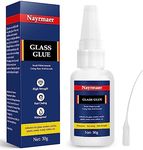 Glass Glue, 30g Clear Waterproof Acrylic Glue, Glass to Glass Glue for Bonding Glass and Other Materials, Super Instant Glue for Glass, Acrylic, Mirror (Glass Glue, 1)