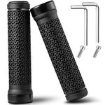 Premium Bike Grips, Non-Slip Rubber Bike Handlebar Grips Scooter Bicycle Handle Grips for Men Women Scooter MTB BMX Mountain Bikes 22.2mm