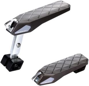 Tooenjoy Folding Car Door Step Vehicle Pedal Ladder for Roof Access, Universal Fit, Aluminum, Weight Capacity 400LBS