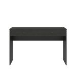 Ameriwood Home The Loft 2 Drawer Desk, Black Oak