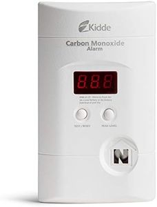 Kidde Carbon Monoxide Detector, Plug In Wall with 9-Volt Battery Backup, Digital LED Display