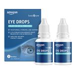 Amazon Basic Care Eye Drops with Sodium Hyaluronate 0.2%, 15 ml, Pack of 2