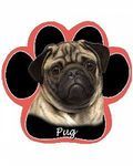 Pug Dog Paw Non-Slip Mousepad