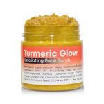 Joli Noir - Brightening Turmeric Scrub With Honey, Cinnamon & Vitamin E - Fragrance Free Exfoliating Face Sugar Scrub - For Acne, Hyperpigmentation & Dullness