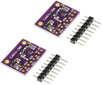 JESSINIE 2Pcs BMP388 Digital Temperature Detector Module Atmospheric Air Pressure Sensor Module 24Bit CJMCU-388 Low Noise Pressure Sensor I2C SPI for DIY Smart Home
