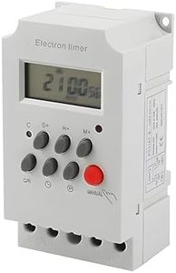 Blackt Electrotech : Digital Timer Switch Relay DIN RAIL, Programmable Automatic On/Off (Single-Phase)