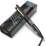 Pencil Straightener, Haglater Mini Straighteners 3/8 Inch, Adjustable Temperature 80℃-230℃, 2 in 1 Hair Straighteners and Curler for Short Hair, Bangs, Men Beard