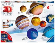 Ravensburger 11668 3D Puzzle Solar System, Multicolor