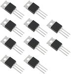 eMagTech 10PCS N-Channel IRF3205 MOSFET Transistor ESD Rated TO-220 110A 55V 3Pin International Rectifier Power for Home Industry and DIY