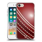 Head Case Designs Cricket Ball Collections 2 Soft Gel Case Compatible With Apple iPhone 7/8 / SE 2020 & 2022