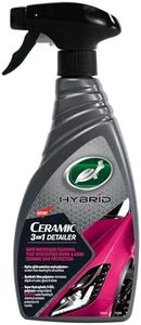 Turtle Wax Hybrid Solutions Ceramic 3-in-1 Detailer 500ml 53354 - Waterless Car Detailing Spray with Added Ceramic Wax for Car Protection which Intensifies Shine with a Sweet Fruity Fragrance