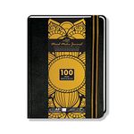 Zen Sangam Artists’ - A4 Mixed Media Art Journal Portrait - 200 GSM - Ultra Smooth Surface - (100 Pages) - Size (29.7x21cm) - Stitched Hardbound Sketchbook - Black