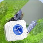 SOBO Mini Magnetic Aquarium Cleaner, Dual-Sided Algae Scraper, Suitable for Removing Algae from Both Sides of The Glass in The Fish Tank | Scratch-Free Algae Scrubber with Floating Design (Large)