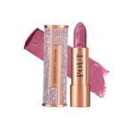 MyGlamm POUT by Karan Johar Intense Matte Plumping Lipstick - Paparazzi Pout (Mauve Pink Shade) | Highly Pigmented, Long Lasting, Lightweight, Creamy Matte Lipstick For Lip Makeup (4g)