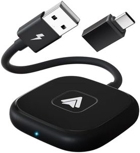 FEINODI Android Auto Wireless, Adattatore Wireless Android Auto A2A, Dongle Android Auto Senza Fili Plug e Play,Connessione Automatica, 5GHZ Trasmissione ad Alta Velocità per Auto 2016-2024