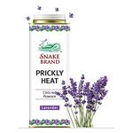 Snake Brand Prickly Heat Cooling Talcum Powder French Lavender | For Heat & Rash Treatment | 280gm