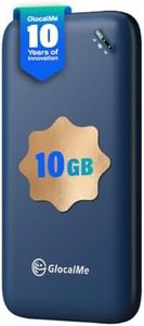 GlocalMe UPP 4G Routeur Wi-FI Mobile, Disponible dans Plus de 200 Pays, Aucune Carte SIM requise, MIFI avec 10GB EU données, Point d'accès International