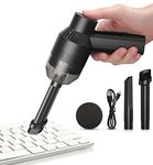 HONKYOB Cordless Keyboard Vacuum Cleaner Rechargeable Keyboard Cleaner Mini Computer Vacuum Cleaner with Li-Battery for Cleaning Dust,Hair,Crumbs,Eraser Scrap,Cigarette Ash,Laptop,Piano,Car,Pet House