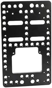CAMVATE Aluminum Cheese Plate Battery Backboard Compatible with IDX P-V2 Quick Release V Mount Camera Plate