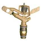 YUVCON Brass Sprinkler, Water Sprinkler for Gardening, Agriculture & Irrigation, 360 Degree Rotation, 3/4 inch, 20 feet Radius Range, Heavy-Duty Metal Sprinkler