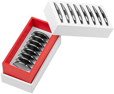 Set of 8 Satin Silver Hi-Fi Spike Shoes Isolation Pads by Soundbass (Spike NOT Included)