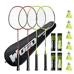 Badminton Racket Set of 4, Professi