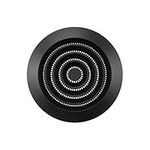 Vent Systems 4'' Inch Soffit Vent Cover - Round Air Vent Louver - Grill Cover - Built-in Insect Screen - HVAC Vents for Bathroom, Home Office, Kitchen 4'' Inch, Anthracite Anthrecite