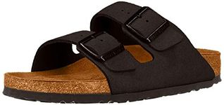 BIRKENSTOCK Men's Arizona Mocha Suede S/Fb, Black 321, 8 UK