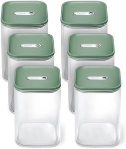 Caraway Large Glass Airtight Container 6-Pack Food Storage Container - Sage