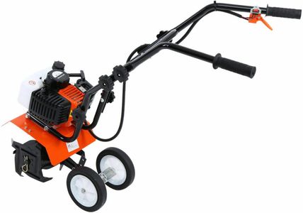 DEALOURUS 52cc Petrol Garden Tiller – 3HP 2-Stroke Soil Cultivator
