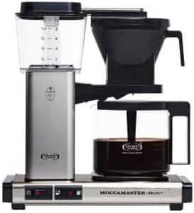 Moccamaster KBG Select, Filter Coffee, Coffee Makers, Brushed, UK Plug, 1.25 Liters