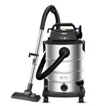 Inalsa Wet and Dry Vacuum Cleaner with Blower Function|1700 W & 42 LTR Capacity|28 kPa Suction|2 Yr Warranty|HEPA Filter|House Cleaning Machine,Industrial Vacuum Cleaner Heavy Duty(MasterVac 42)