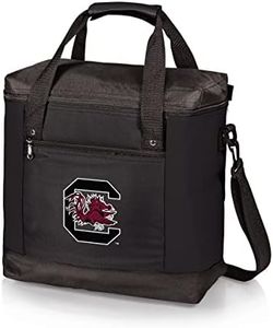 PICNIC TIME NCAA South Carolina Gamecocks Montero Tote Cooler Bag, Soft Cooler Bag, Picnic Tote, (Black)