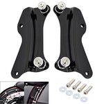 Benlari Gloss Black 4 Point Docking Hardware Kit 2014-2022 Compatible for Harley Davidson Touring Street Glide Road Glide Electra Glide Road King CVO 2015 2016 2017 2018 2019 2020 2021 (Vivid Black)