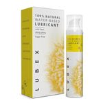 Lubex 100% Natural Long-Lasting Lubricant (Water-Based) with Organic Aloe Vera Lube for Her, Him & Couples - Natural Ylang Ylang Flavour 50gm