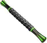 Kunova (TM) Muscle Roller Stick - Massage Tool for Releasing Myofascial Trigger Points, Reducing Muscle Soreness, Soothing Cramps and Relieving Muscle Pain